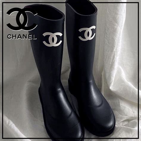 chanel rain boots saks|Chanel ankle boots for women.